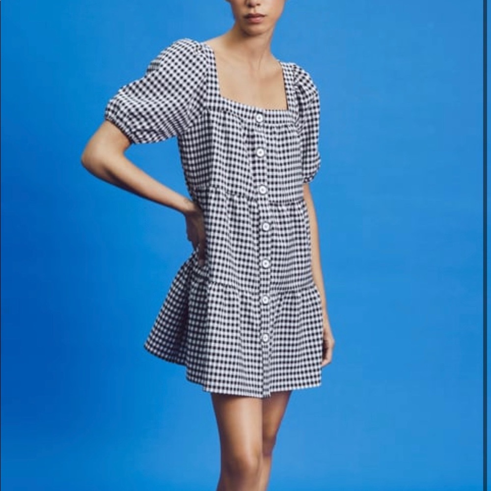 Gingham zara dress